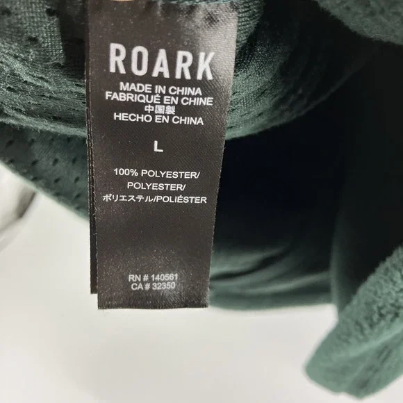 Roark Men's Landfall Fleece, Zip Up Jacket, Spruce Green, L - Picture 8 of 8